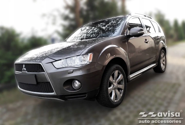 Bakfangerbeskytter Mitsubishi Outlander II (2006-2012) – Rustfritt stål | Avisa