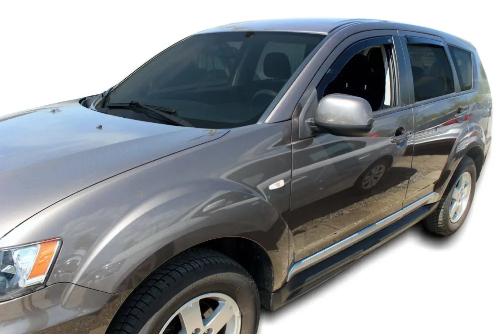 Vindavviser Mitsubishi Outlander II / sett 4 stk. (2006-2012) – PMMA Plexi | Heko