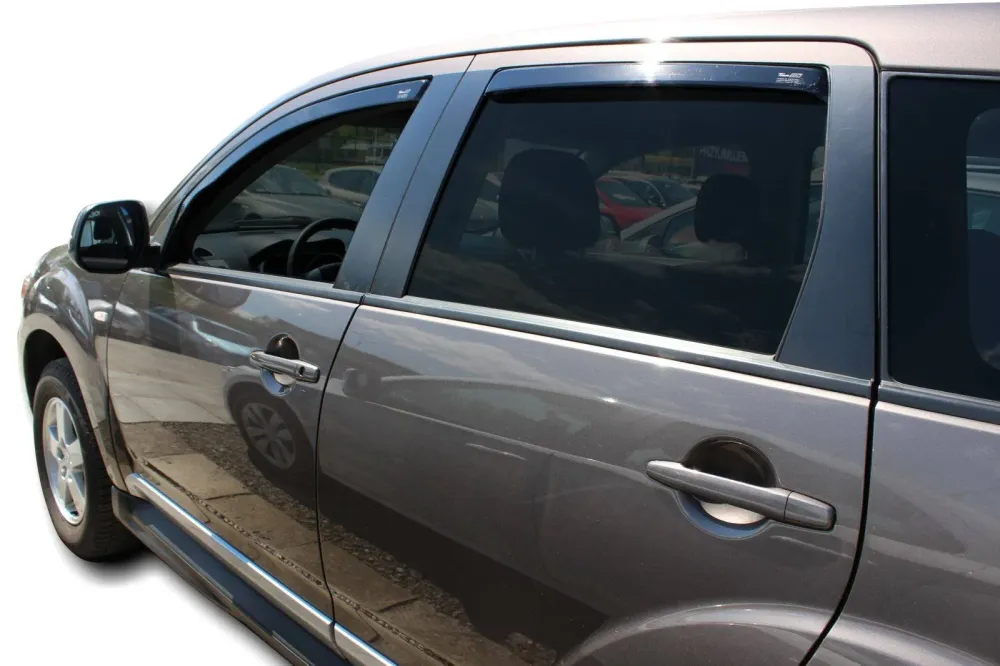Vindavviser Mitsubishi Outlander II / sett 4 stk. (2006-2012) – PMMA Plexi | Heko
