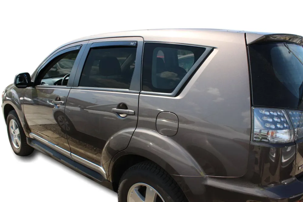 Vindavviser Mitsubishi Outlander II / sett 4 stk. (2006-2012) – PMMA Plexi | Heko