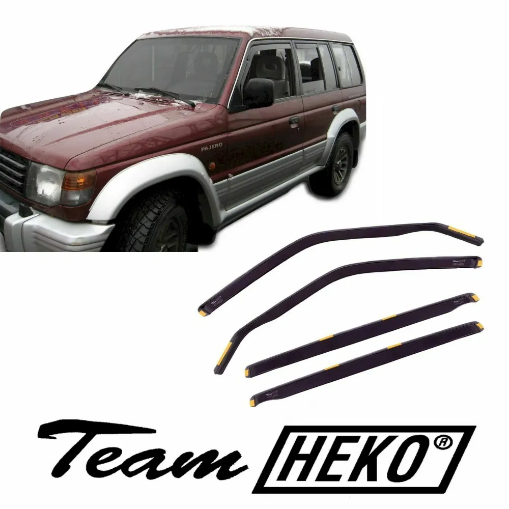 Vindavviser Mitsubishi Pajero II (1990-1999) – PMMA Plexi | Heko