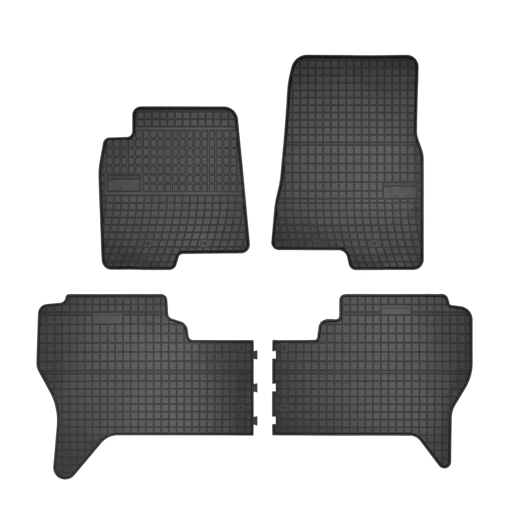 Gulvmatter Mitsubishi Pajero III (1999-2006) – med sidekant på 1 cm | Frogum