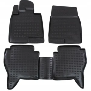 Gulvmatter Mitsubishi Pajero IV (2006-2021) – Luktfrie gummi (PE) polyetylen