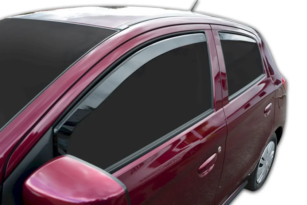 Vindavviser Mitsubishi SPACE STAR 5-dørs 2014→ sett 4 stk. – PMMA Plexi | Heko