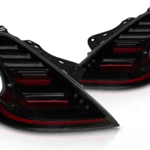 Baklykter Nissan 370Z 09–20 Led, Black Smoke, Dynamic – LDNI13