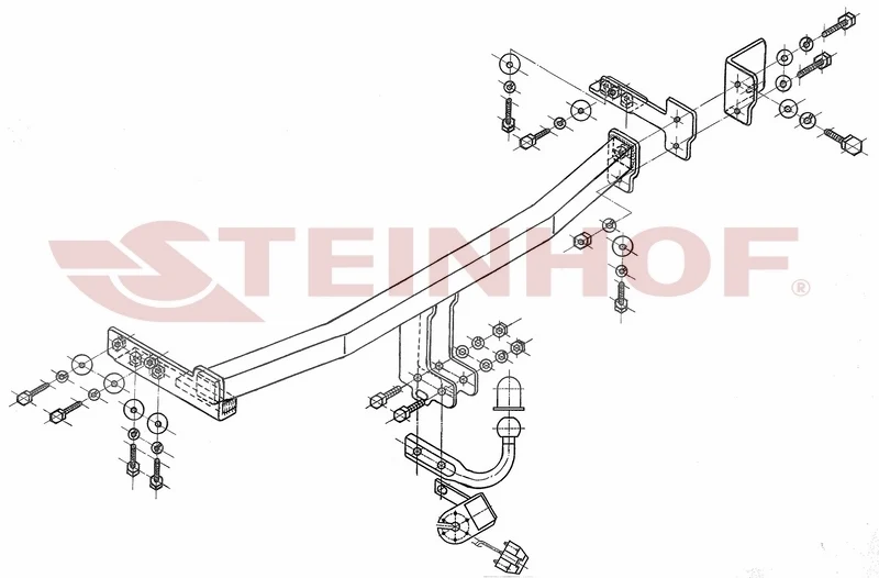 Tilhengerfeste Nissan Almera 3/5D (N16) (2000-2007) – fastmontert | Steinhof