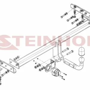 Tilhengerfeste Nissan Almera 4D (N16) (2000-2006) – fastmontert | Steinhof