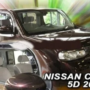 Vindavviser Nissan CUBE 5-dørs 2010→ sett 4 stk. – PMMA Plexi | Heko