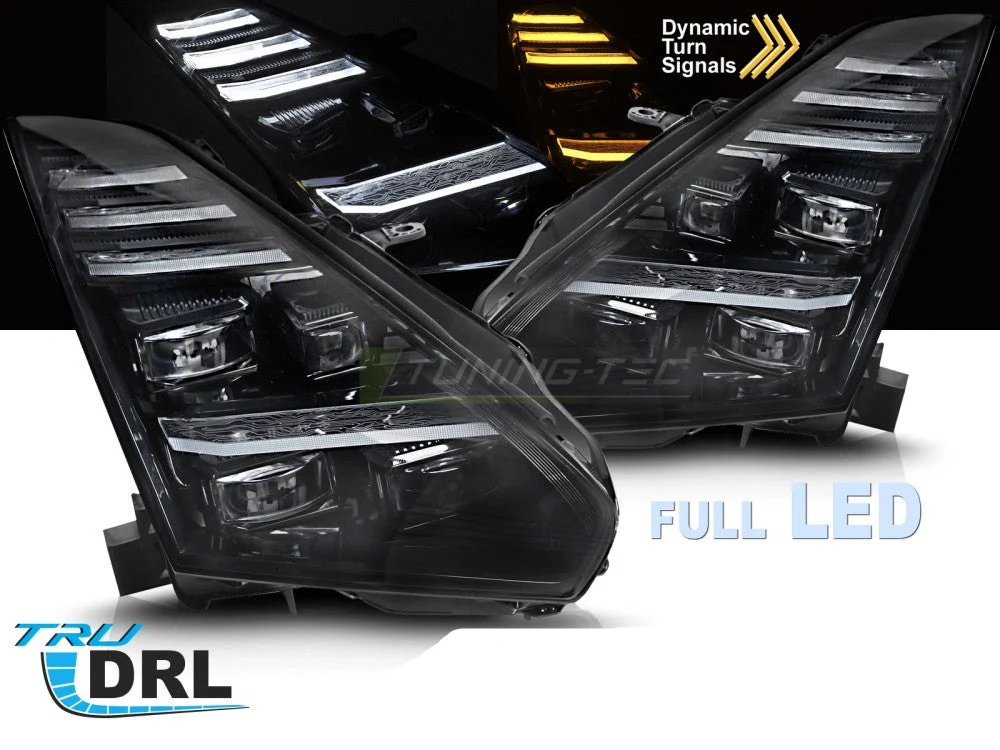 Frontlykter Nissan GT-R 08–23 Full LED SEQ DRL - LPNI11