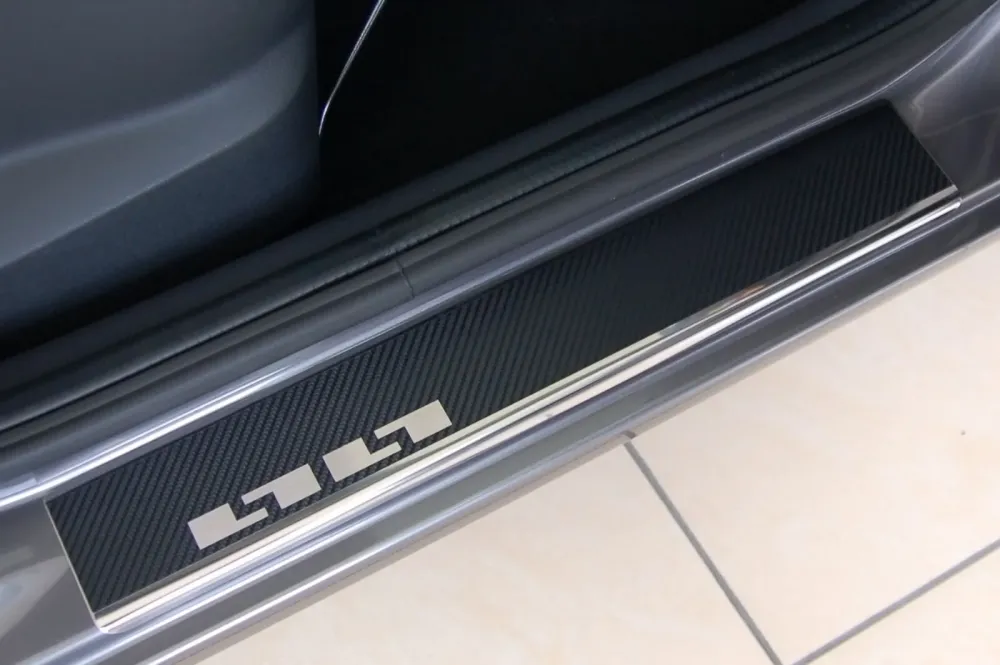 Dørbeskytter Nissan Leaf II / Carbon Edition (2017-2024) – Rustfritt stål | Alufrost