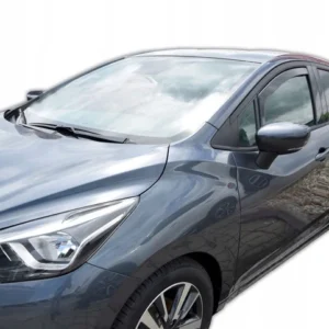 Vindavviser Nissan MICRA K 14 5-dørs 2017→ sett 2 stk. – PMMA Plexi | Heko