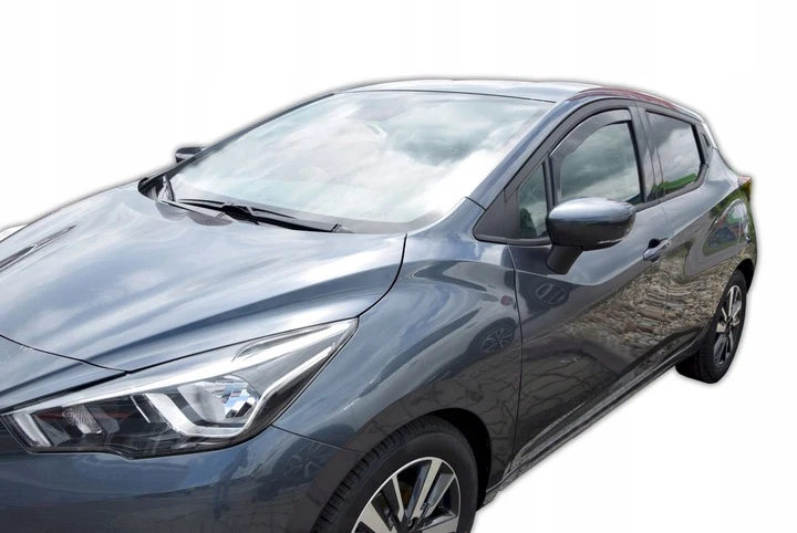 Vindavviser Nissan MICRA K 14 5-dørs 2017→ sett 2 stk. – PMMA Plexi | Heko