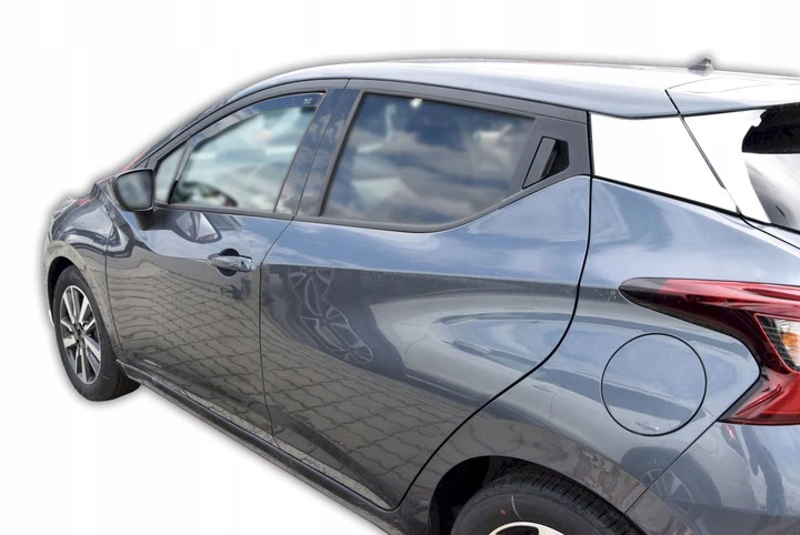 Vindavviser Nissan MICRA K 14 5-dørs 2017→ sett 2 stk. – PMMA Plexi | Heko