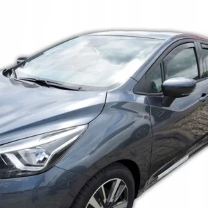 Vindavviser Nissan MICRA K14 5-dørs 2017→ sett 4 stk. – PMMA Plexi | Heko
