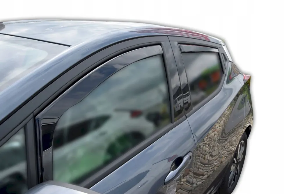 Vindavviser Nissan MICRA K14 5-dørs 2017→ sett 4 stk. – PMMA Plexi | Heko