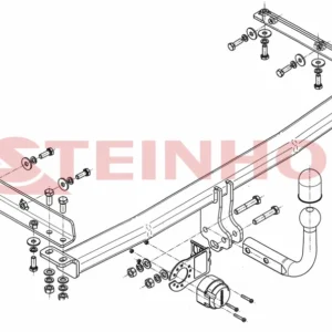 Tilhengerfeste Nissan Micra 3/5D (K12) (2003-2010) – fastmontert | Steinhof