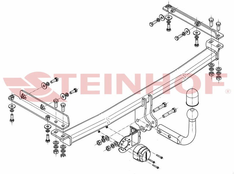 Tilhengerfeste Nissan Micra 3/5D (K12) (2003-2010) – fastmontert | Steinhof