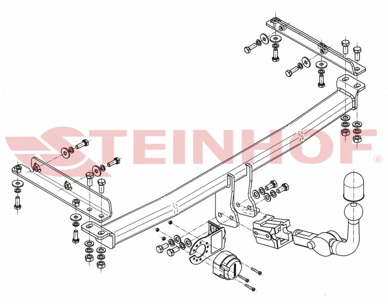 Tilhengerfeste Nissan Micra 3/5D (K12) (2003-2010) – avtagbart | Steinhof