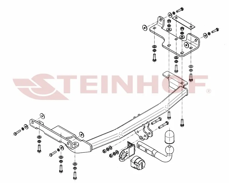 Tilhengerfeste Nissan Murano (Z50) (american version) (2003-2008) – fastmontert | Steinhof