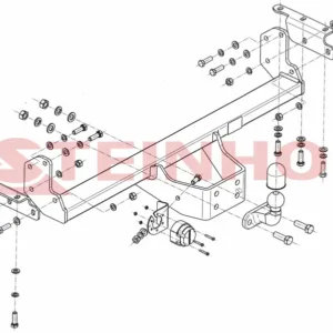 Tilhengerfeste Nissan Navara IV (2015-2022) – fastmontert | Steinhof