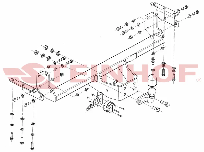 Tilhengerfeste Nissan Navara IV (2015-2022) – fastmontert | Steinhof