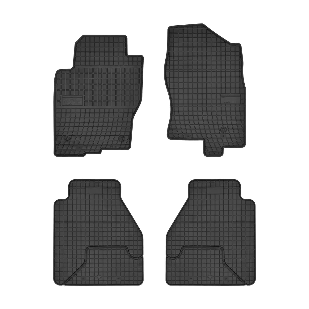 Gulvmatter Nissan Navara III (D40) / Pathfinder III (R51) (2005-2015) – med sidekant på 1 cm | Frogum