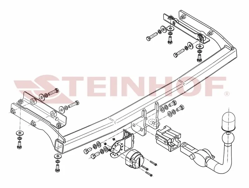 Tilhengerfeste Nissan Note (2006-2013) – avtagbart | Steinhof
