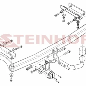 Tilhengerfeste Nissan Note (2006-2013) – fastmontert | Steinhof