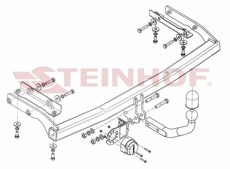 Tilhengerfeste Nissan Note (2006-2013) – fastmontert | Steinhof