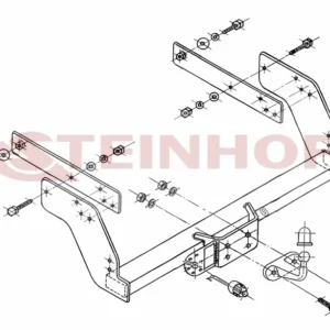 Tilhengerfeste Nissan NP300 2WD – fastmontert | Steinhof