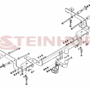 Tilhengerfeste Nissan NV 200 (M20) Van, Minibuss (2009-) – fastmontert | Steinhof