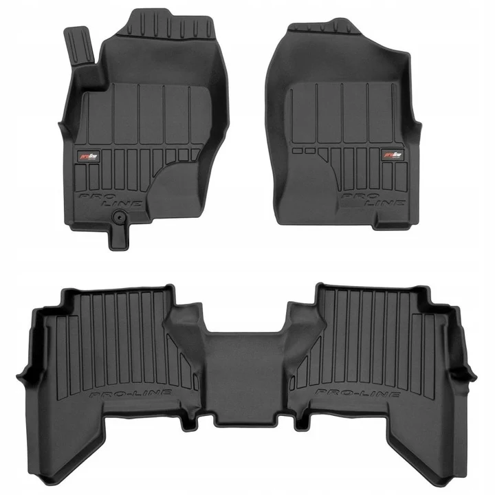 Gulvmatter Nissan Pathfinder III (R51) (2004-2014) – 3D Premium med sidekant | Frogum