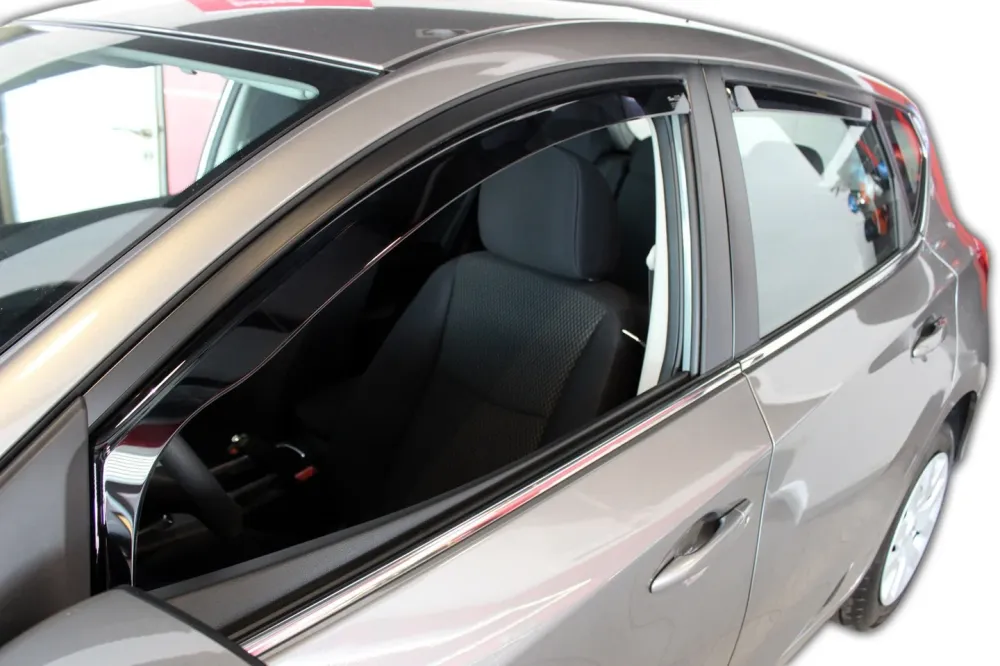 Vindavviser Nissan PULSAR 5-dørs 2014→ sett 4 stk. – PMMA Plexi | Heko