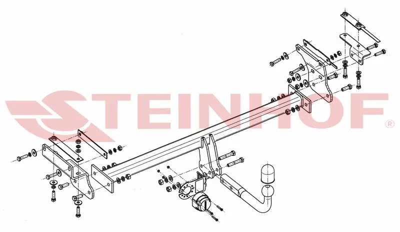 Tilhengerfeste Nissan Qashqai (J11) (2013-2017) – fastmontert | Steinhof