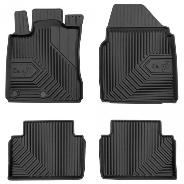 Gulvmatter Nissan Qashqai (J10) / passer ikke til Tekna (2007-2013) – 3D Premium med sidekant | Frogum