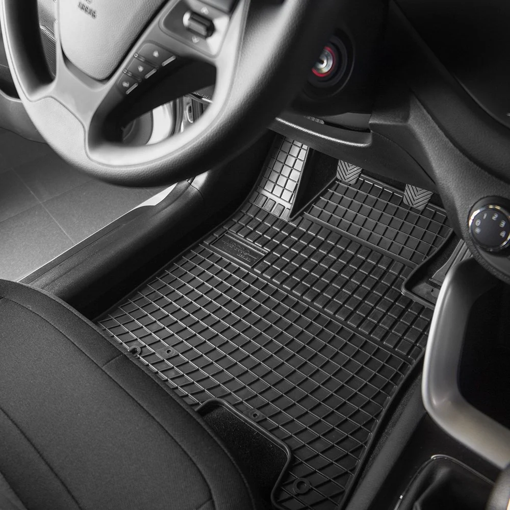 Gulvmatter Nissan X-Trail I (T30) (2000-2007) – med sidekant på 1 cm | Frogum