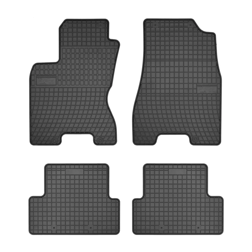 Gulvmatter Nissan X-Trail II (T31) (2007-2013) – med sidekant på 1 cm | Frogum