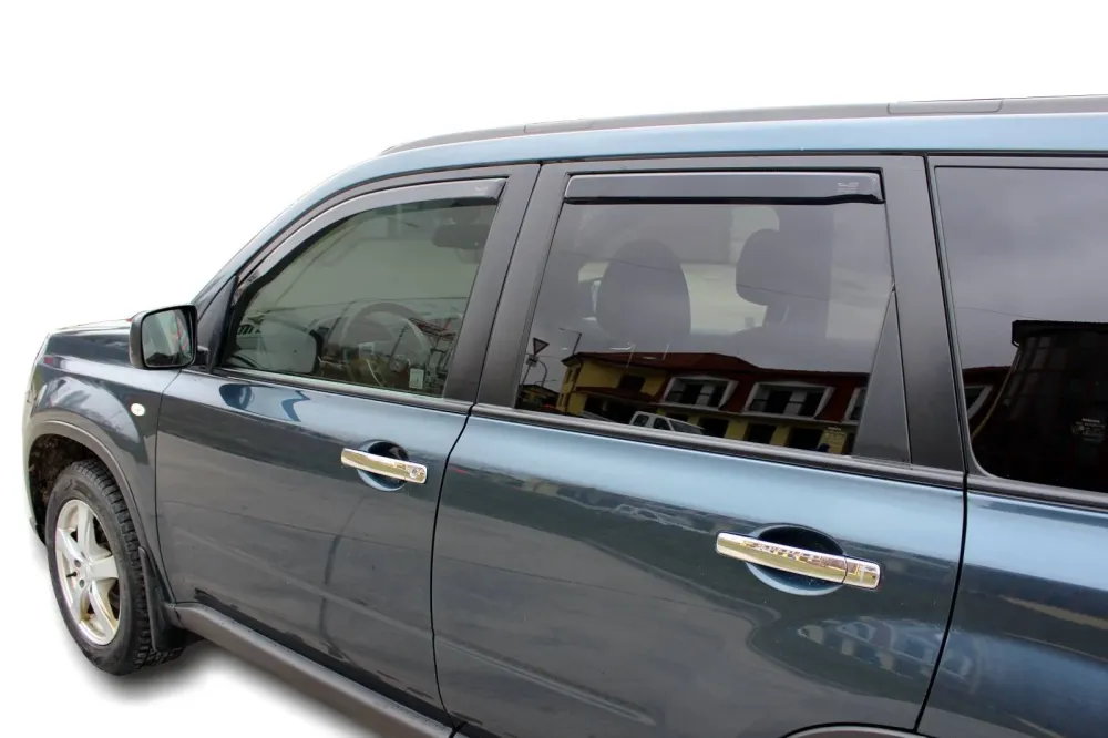 Vindavviser Nissan X-Trail II (T31) / sett 4 stk. (2007-2013) – PMMA Plexi | Heko