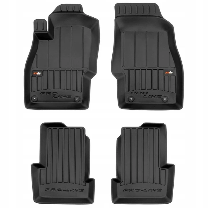Gulvmatter Opel Adam (2012-2019) – 3D Premium med sidekant | Frogum