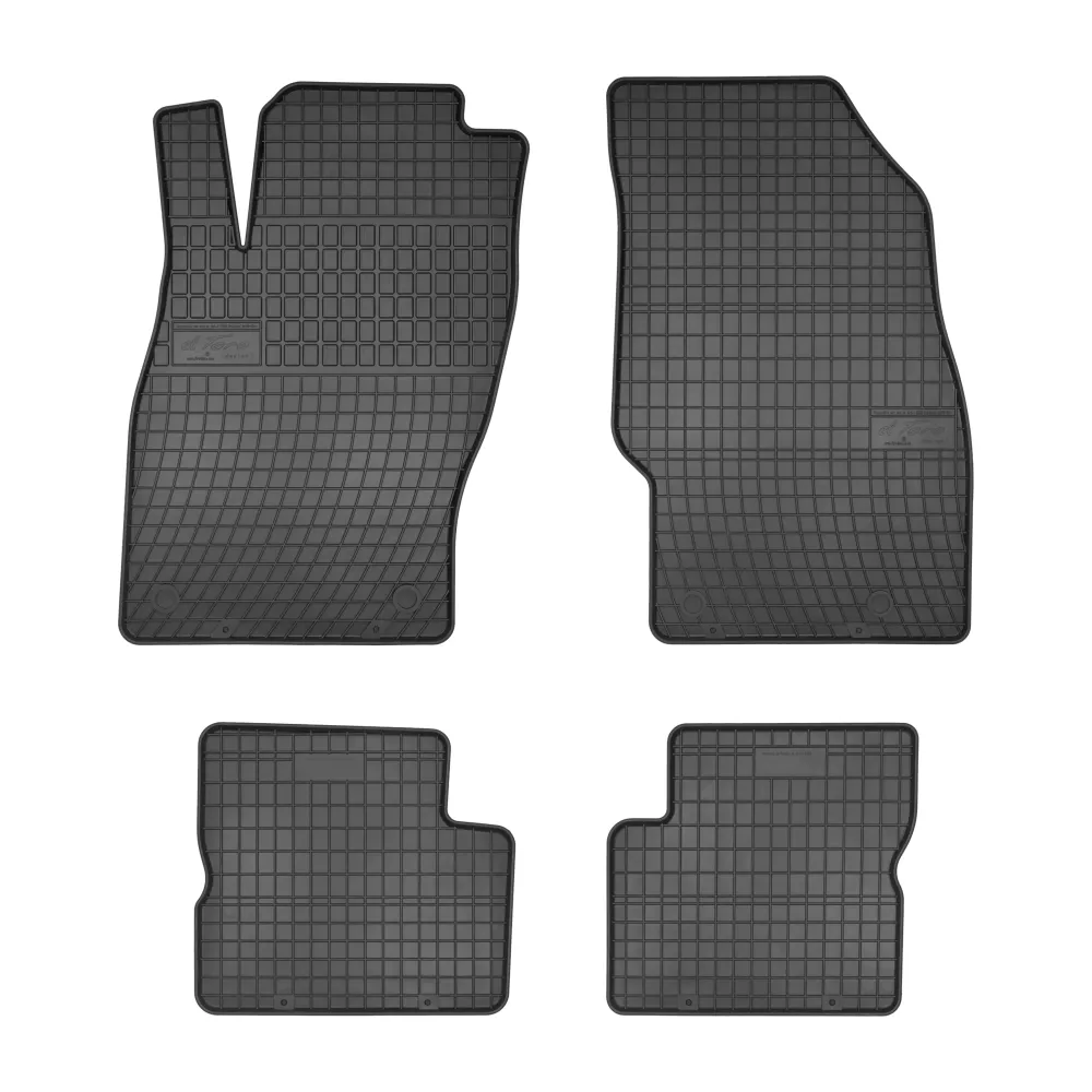 Gulvmatter Opel Adam / Corsa D (2013-) – med sidekant på 1 cm | Frogum