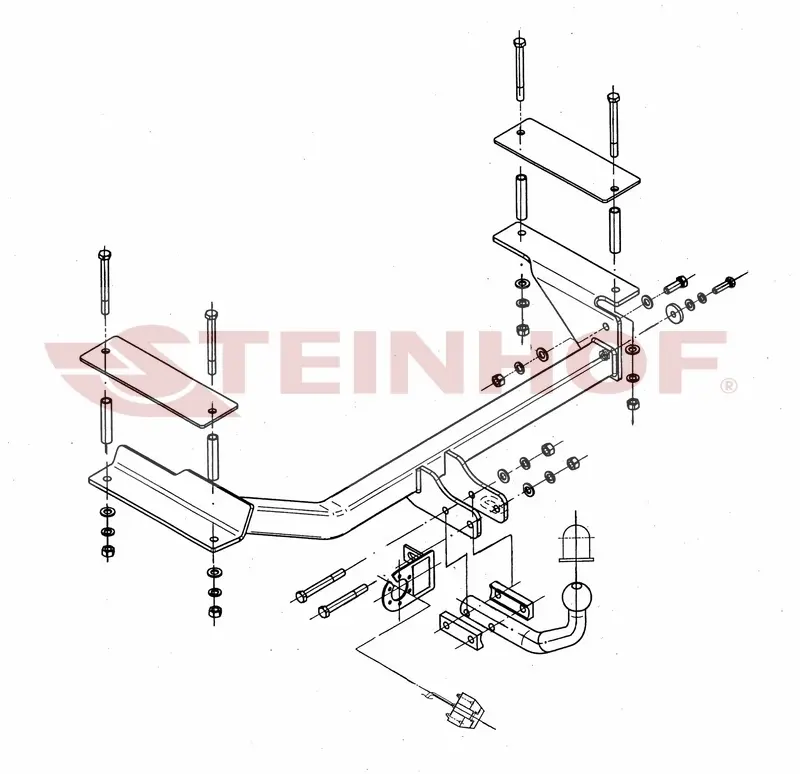 Tilhengerfeste Opel Astra G Stasjonsvogn (1998-2009) – fastmontert | Steinhof
