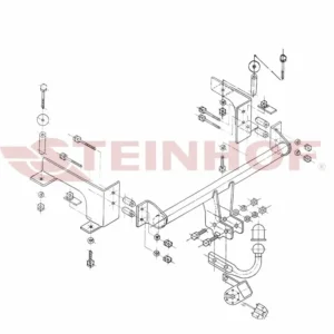 Tilhengerfeste Opel Combo Corsa (2002-2011) – fastmontert | Steinhof