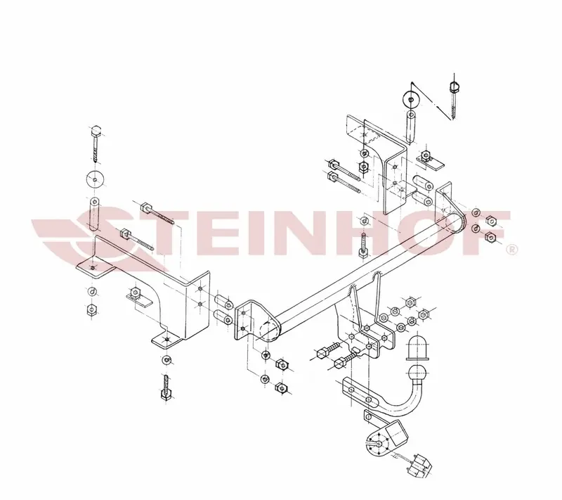 Tilhengerfeste Opel Combo Corsa (2002-2011) – fastmontert | Steinhof