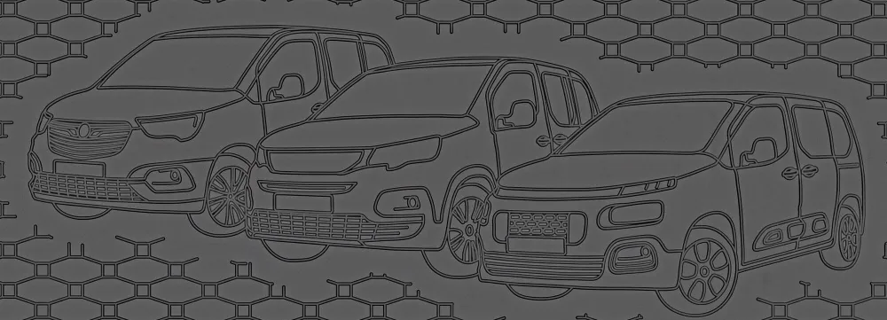 Bagasjeromsmatte Opel Combo Life (2018-) – Luktfrie Gummi | Rigum