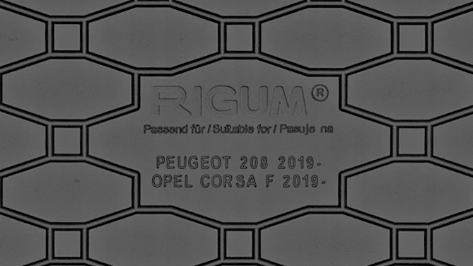 Bagasjeromsmatte Opel Corsa-e (2019-) – Luktfrie Gummi | Rigum
