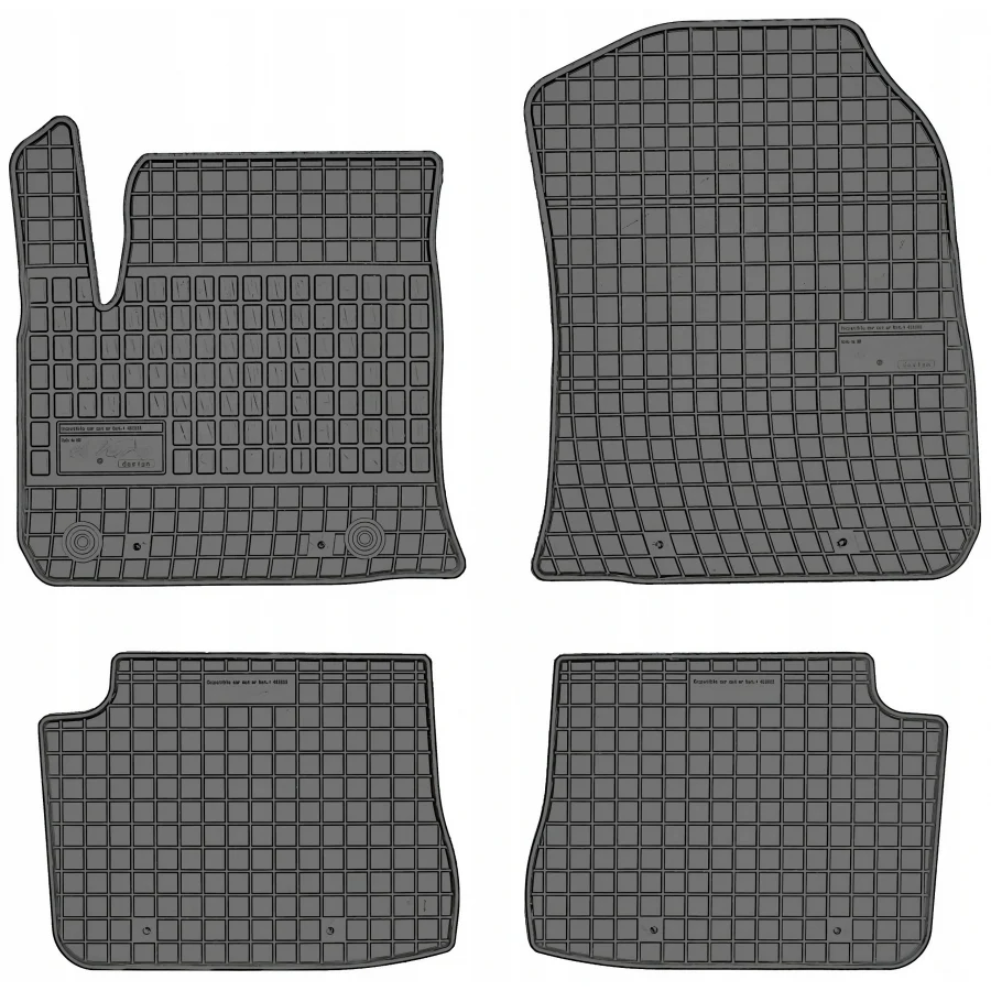 Gulvmatter Opel Corsa-e (2019-) – med sidekant på 1 cm | Frogum