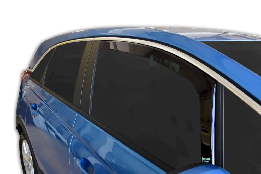 Vindavviser Opel CROSSLAND X 2017→ sett 2 stk. – PMMA Plexi | Heko