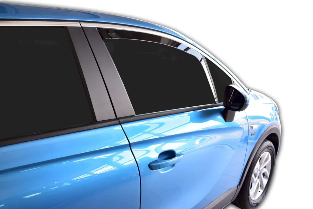 Vindavviser Opel CROSSLAND X 2017→ sett 2 stk. – PMMA Plexi | Heko