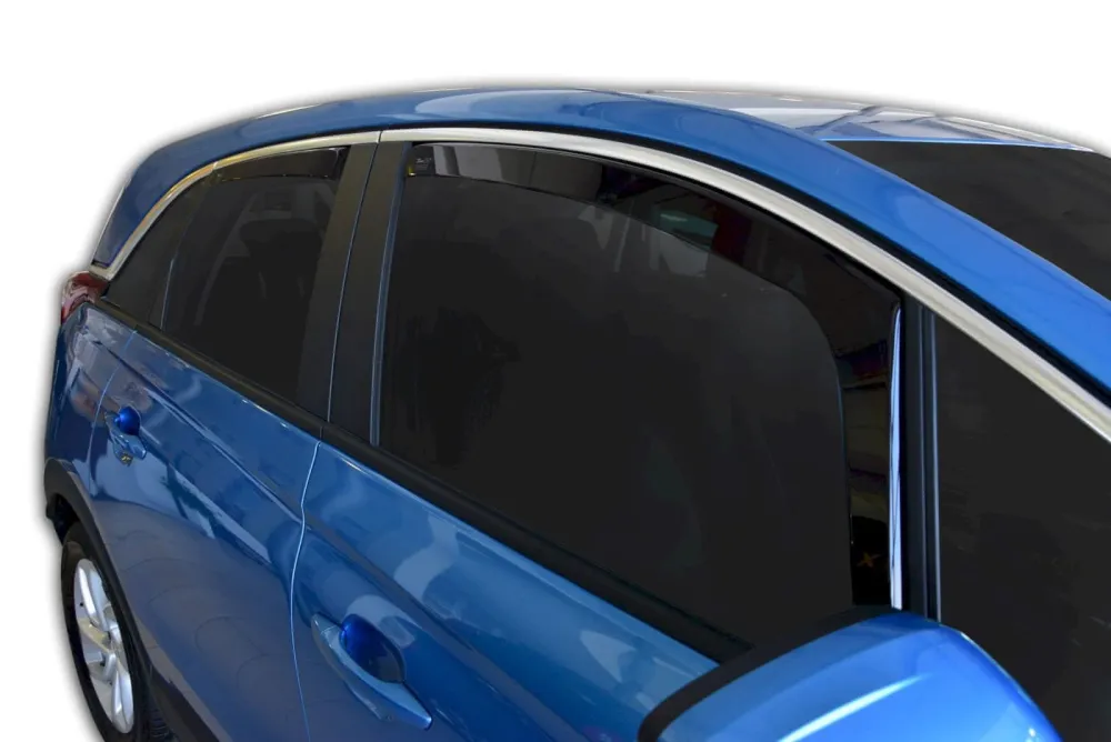 Vindavviser Opel CROSSLAND X 2017→ sett 4 stk. – PMMA Plexi | Heko