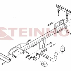 Tilhengerfeste Opel Insignia Sports Tourer (2008-2017) – fastmontert | Steinhof